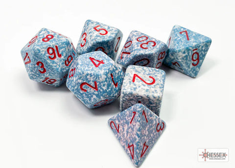 Speckled Polyhedral 7-Die Set - Air