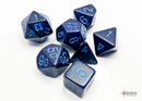 Speckled Polyhedral 7-Die Set - Cobalt