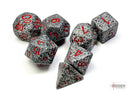 Speckled Polyhedral 7-Die Set - Granite