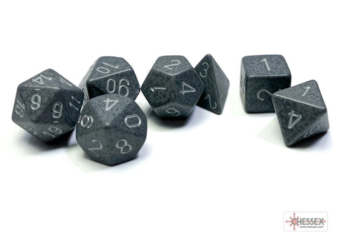 Speckled Polyhedral 7-Die Set - Hi-Tech