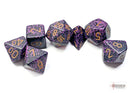 Speckled Polyhedral 7-Die Set - Hurricane
