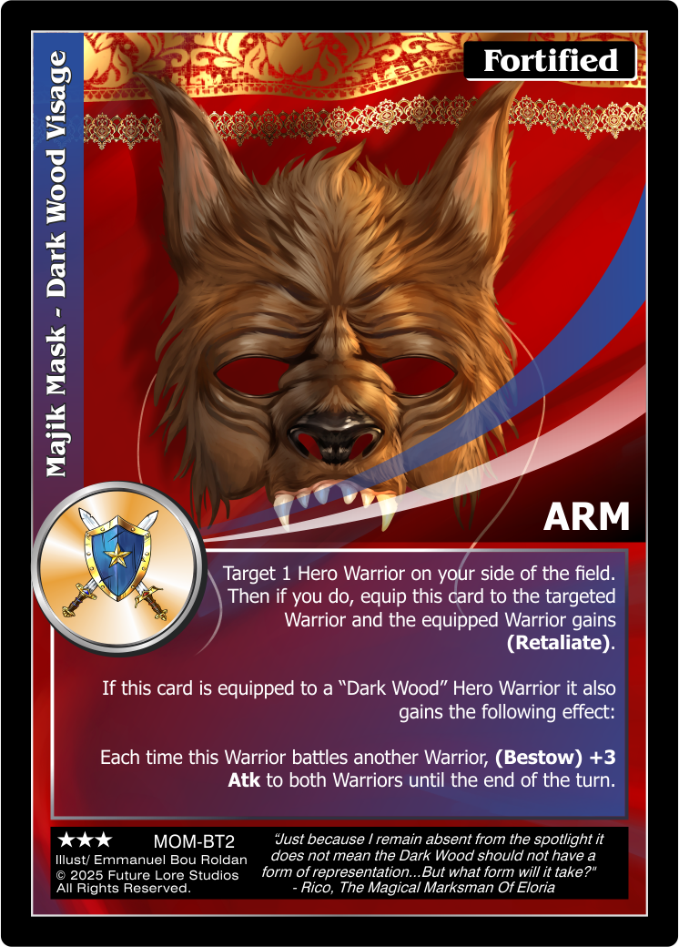 Majik Mask - Dark Wood Visage [Masquerade Of The Macabre]