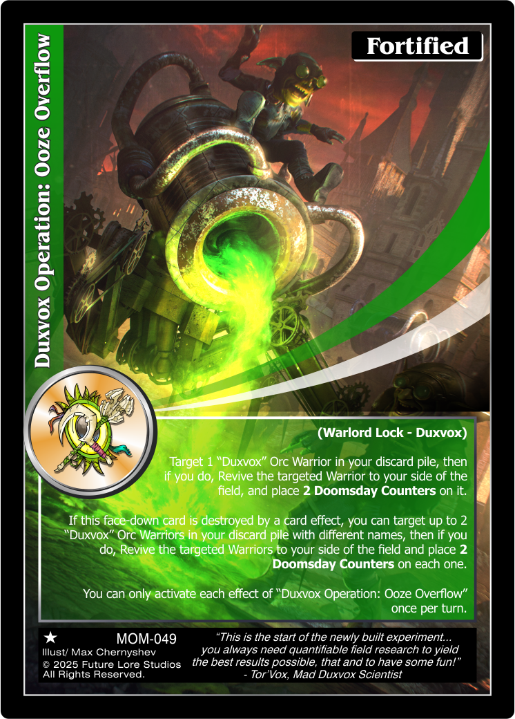 Duxvox Operation: Ooze Overflow [Masquerade Of The Macabre]