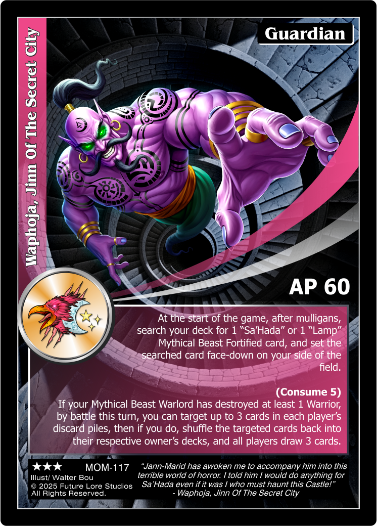 Waphoja, Jinn Of The Secret City [Masquerade Of The Macabre]