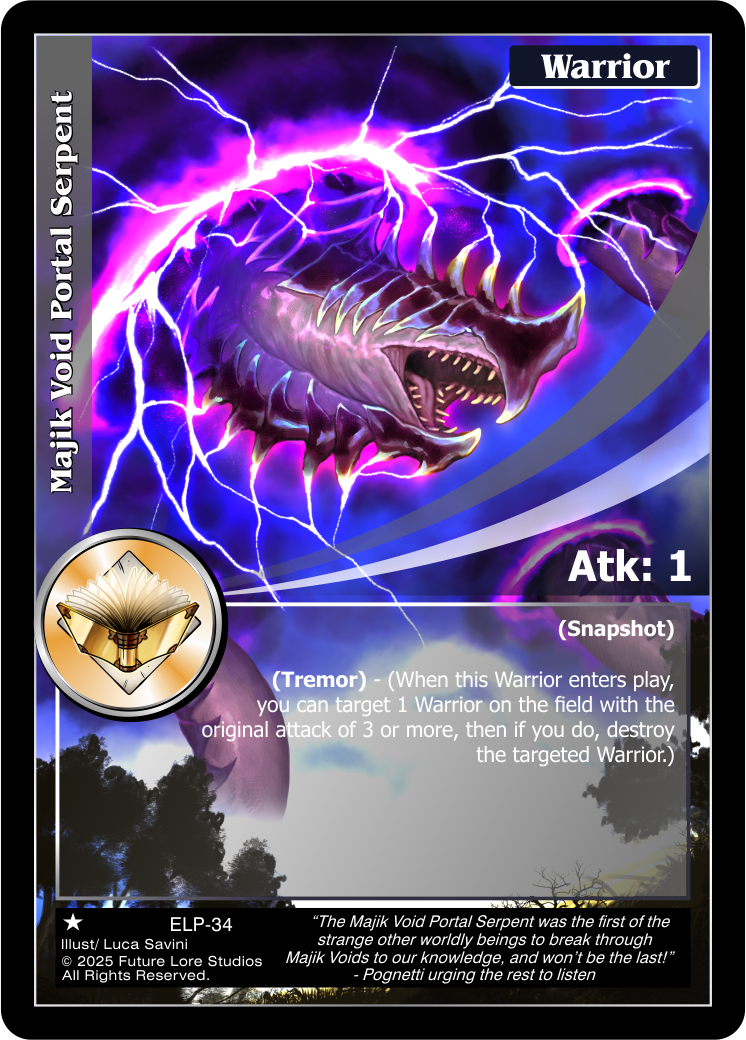 Majik Void Portal Serpent - Elder Legends