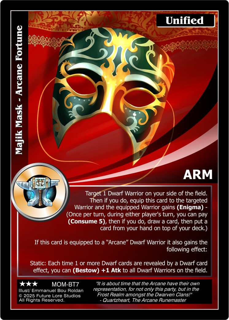 Majik Mask - Arcane Fortune [Masquerade Of The Macabre]