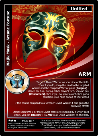 Majik Mask - Arcane Fortune [Masquerade Of The Macabre]