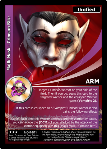 Majik Mask - Crimson Bite [Masquerade Of The Macabre]