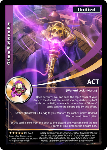 Grimm Skeleton Key - Elder Legends
