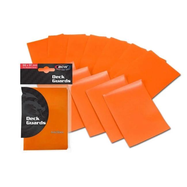 Deck Guard Sleeves - Double Matte - Orange