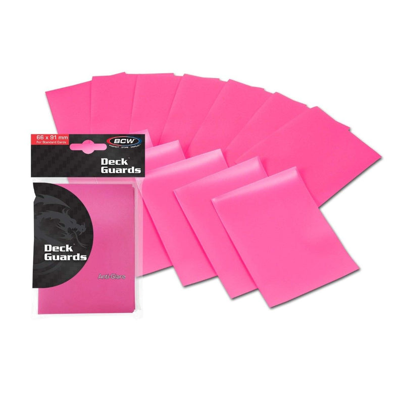 Deck Guard Sleeves - Double Matte - Pink