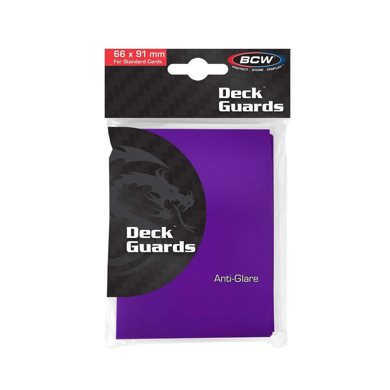 Deck Guard Sleeves - Double Matte - Purple