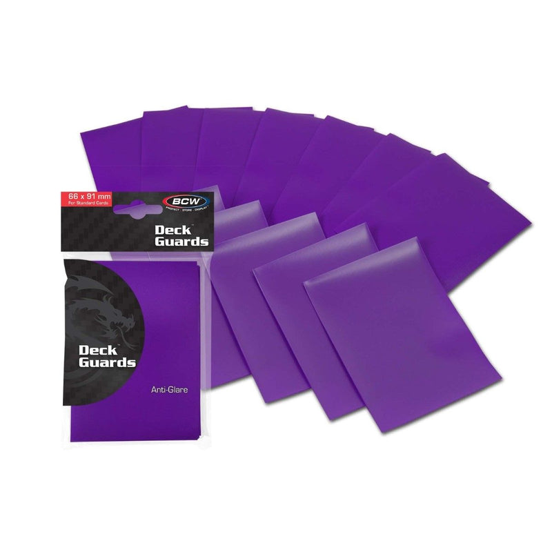 Deck Guard Sleeves - Double Matte - Purple