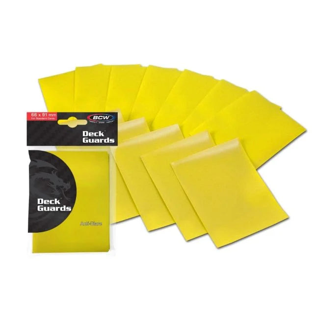 Deck Guard Sleeves - Double Matte - Yellow