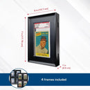Interlocking Graded Card Frames - Black