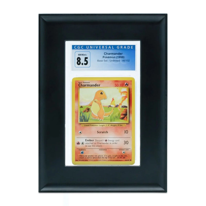 Interlocking Graded Card Frames - Black