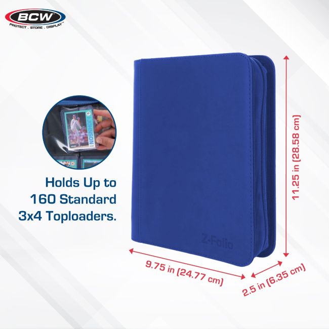Z-Folio 4-Pocket LX Album - Toploaders - Blue