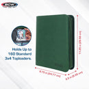 Z-Folio 4-Pocket LX Album - Toploaders - Green