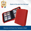 Z-Folio 4-Pocket LX Album - Toploaders - Red