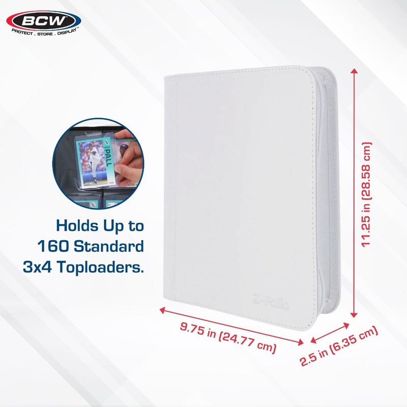 Z-Folio 4-Pocket LX Album - Toploaders - White