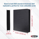 Z-Folio 9-Pocket LX Album - Toploaders - Black