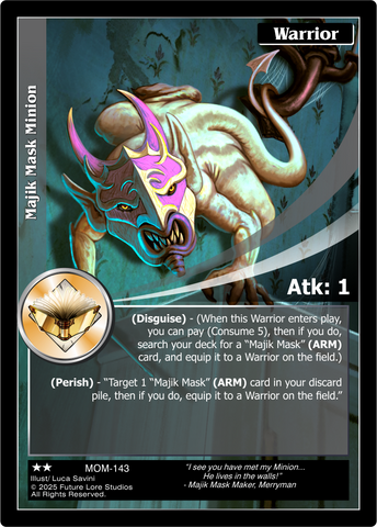Majik Mask Minion [Masquerade Of The Macabre]