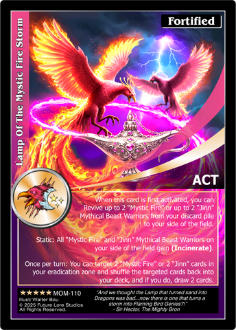 Lamp Of The Mystic Fire Storm [Masquerade Of The Macabre]