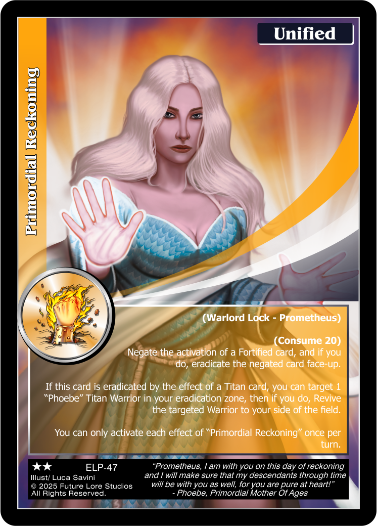Primordial Reckoning - Elder Legends