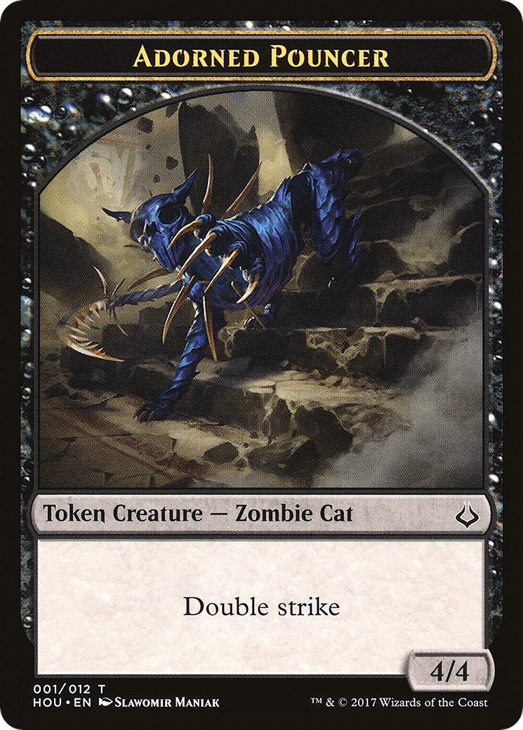 Adorned Pouncer // Horse Double-Sided Token