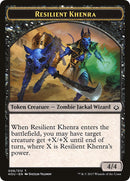 Resilient Khenra // Cat Double-Sided Token