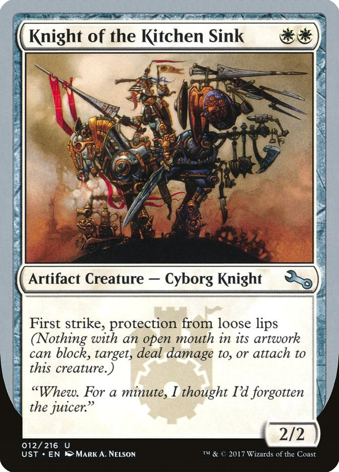 Knight of the Kitchen Sink (C)