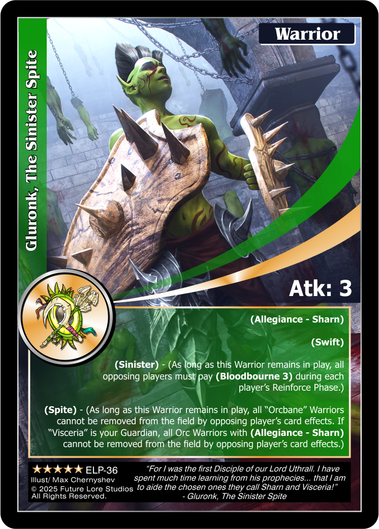 Gluronk, The Sinister Spite - Elder Legends