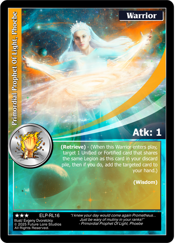 Primordial Prophet Of Light, Phoebe - Elder Legends