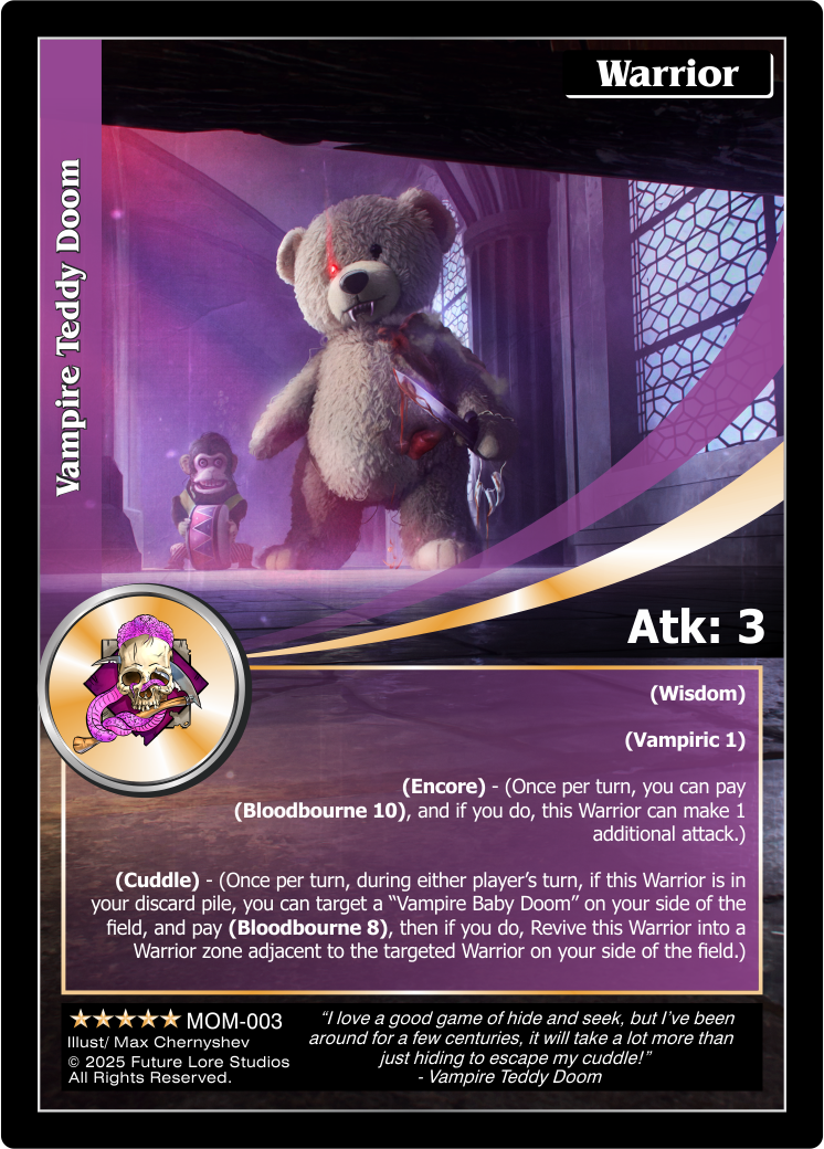 Vampire Teddy Doom [Masquerade Of The Macabre]