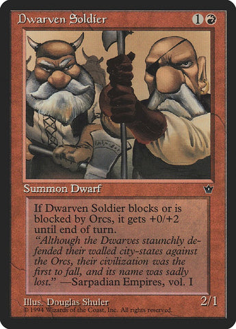 Dwarven Soldier (Shuler)