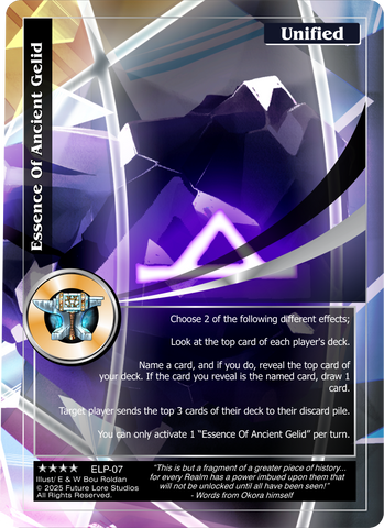 Essence Of Ancient Gelid - Elder Legends
