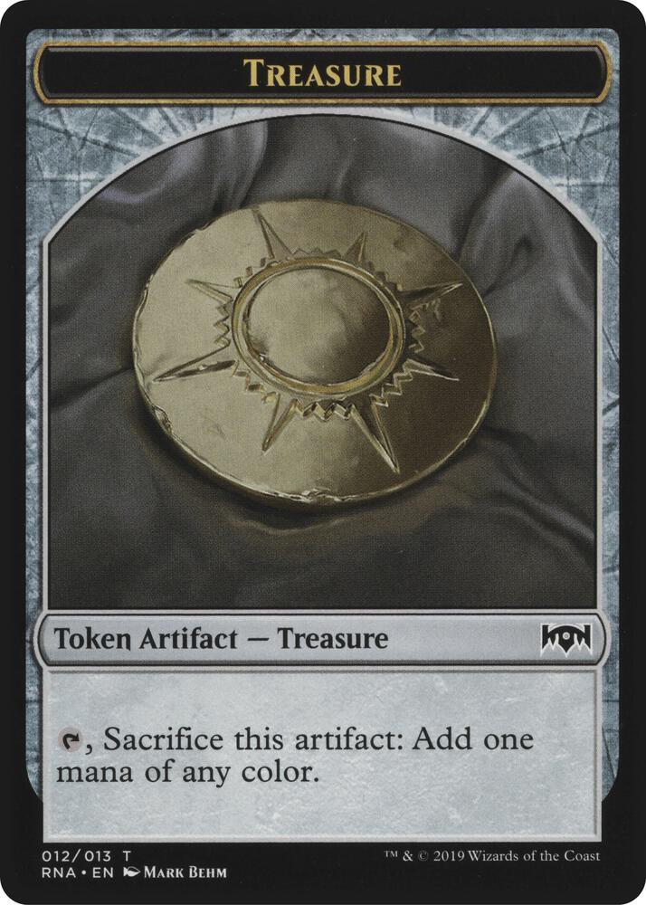 Cleric // Treasure Double-Sided Token (Back)