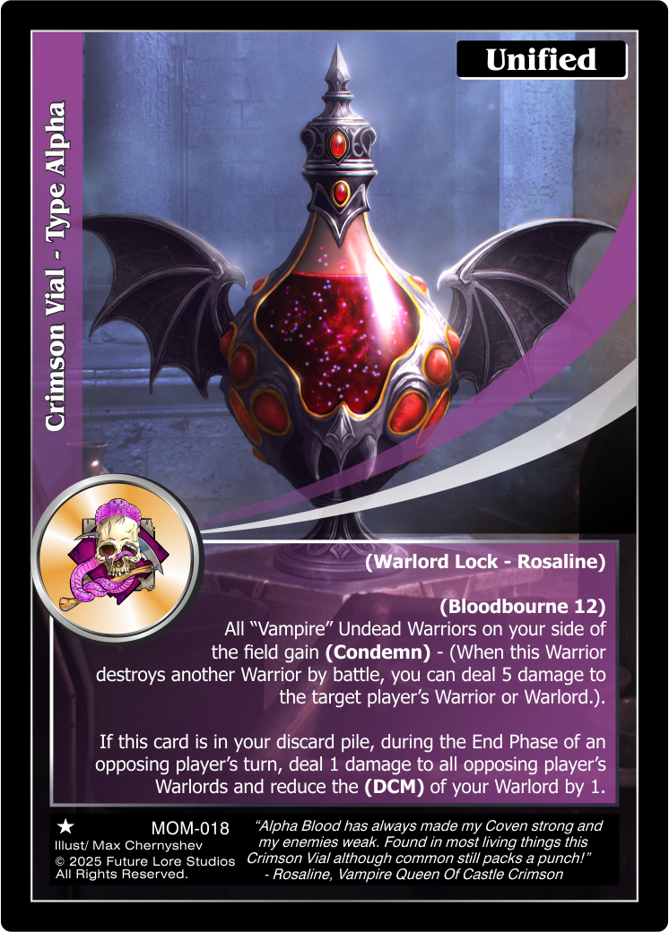 Crimson Vial - Type Alpha [Masquerade Of The Macabre]