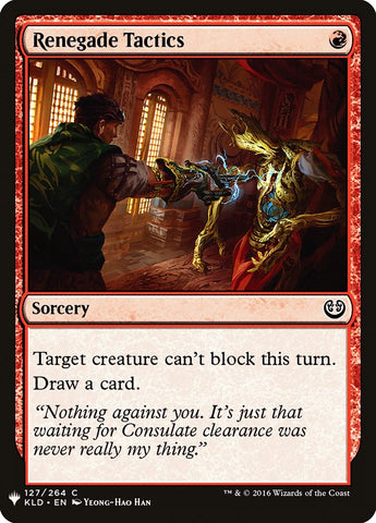 Renegade Tactics (KLD)