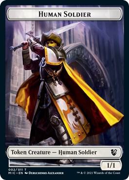 Eldrazi Spawn // Human Soldier Double-Sided Token (Back)