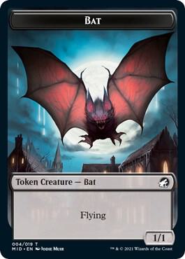 Human // Bat Double-Sided Token (Back)