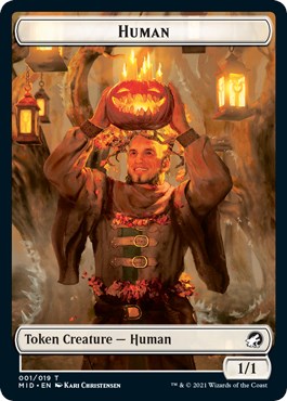 Human // Beast Double-Sided Token