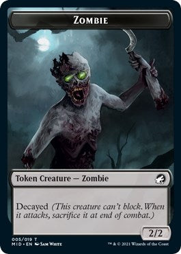 Zombie (005) // Bird Double-Sided Token