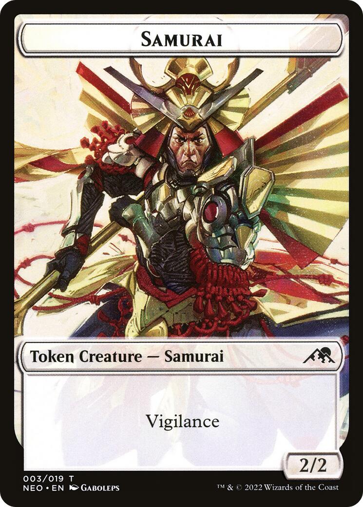 Samurai (003) // Construct (015) Double-sided Token