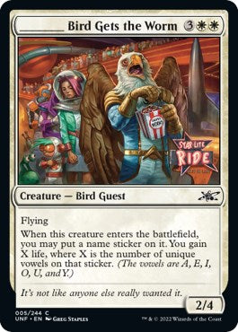 _____ Bird Gets the Worm
