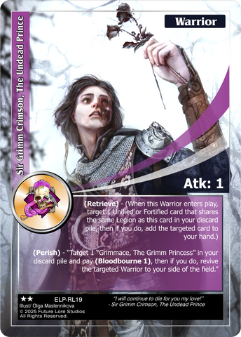 Sir Grimm Crimson, The Undead Prince - Elder Legends