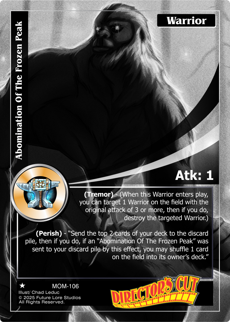 Abomination Of The Frozen Peak [Masquerade Of The Macabre]