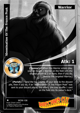 Abomination Of The Frozen Peak [Masquerade Of The Macabre]