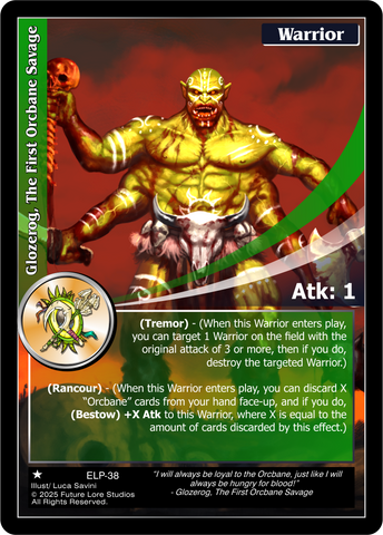 Glozerog, The First Orcbane Savage - Elder Legends