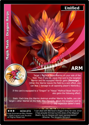 Majik Mask - Dragon Harpy [Masquerade Of The Macabre]